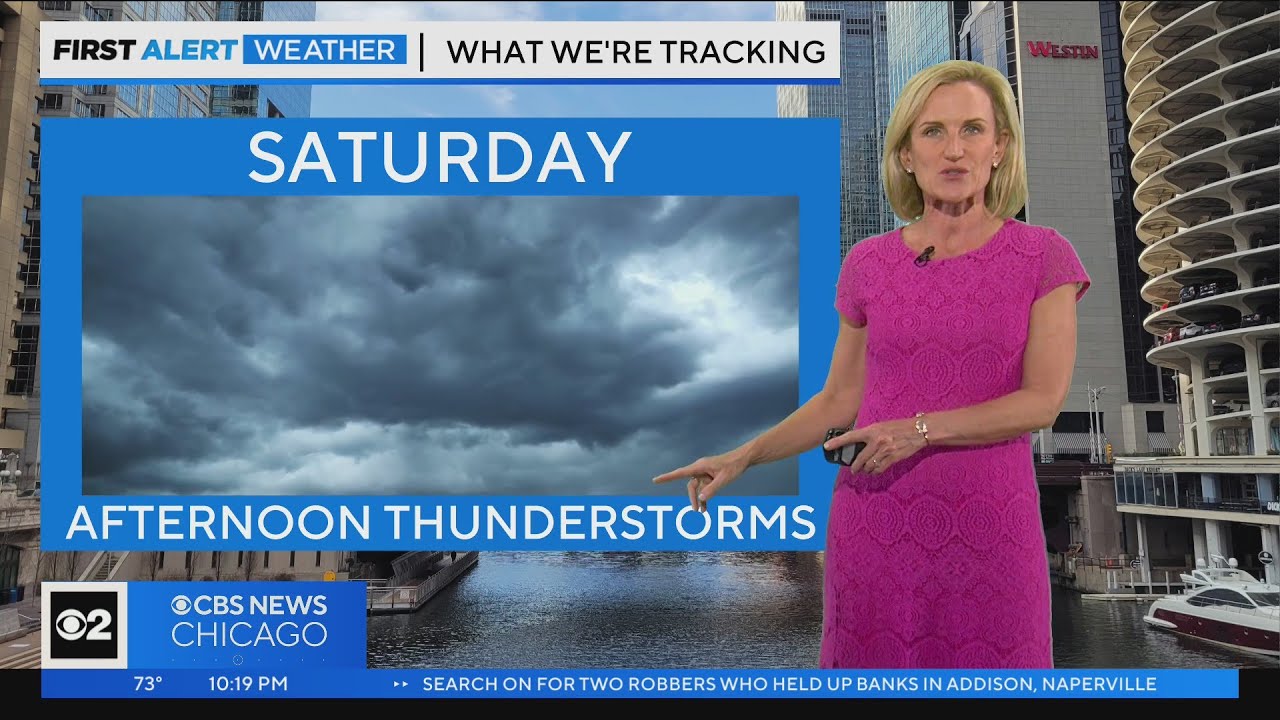 Chicago First Alert Weather: Storms coming Saturday - YouTube