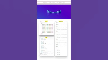Wave Loading Animation using HTML & CSS #shorts