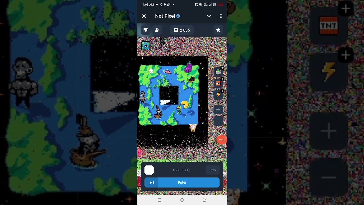 Cheat/Trick to farm Not Pixel Faster 