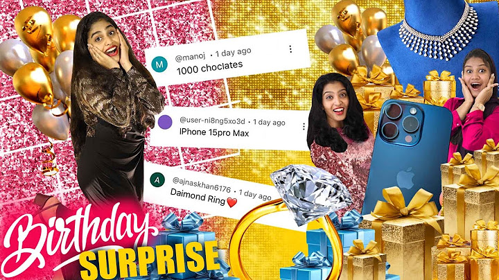 WE BOUGHT HER ALL THE GIFTS OUR SUBSCRIBERS SAID FOR HER BIRTHDAY 🤩 BIG SURPRISE | PULLOTHI