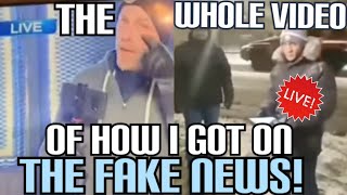 I End Up On Fake News While Their Live! They're Not Happy! Full Video From My Opening!