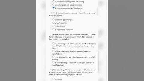 NPTEL || Week 2 : Assignment 2 || Human resource development || stressful