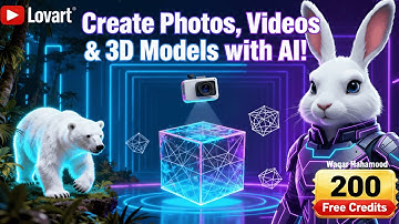 🔥 Create Photos, Videos & 3D Models FREE with AI! | Lovart Tutorial (200 Free Credits Daily)