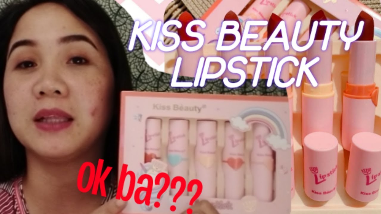 KISS BEAUTY LIPSTICK REVIEW YouTube
