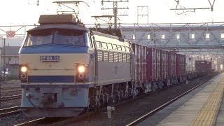 JR貨物 EF66-33 貨物列車 (1353レ ゼロロク単機牽引) 清洲駅 貨物専用線