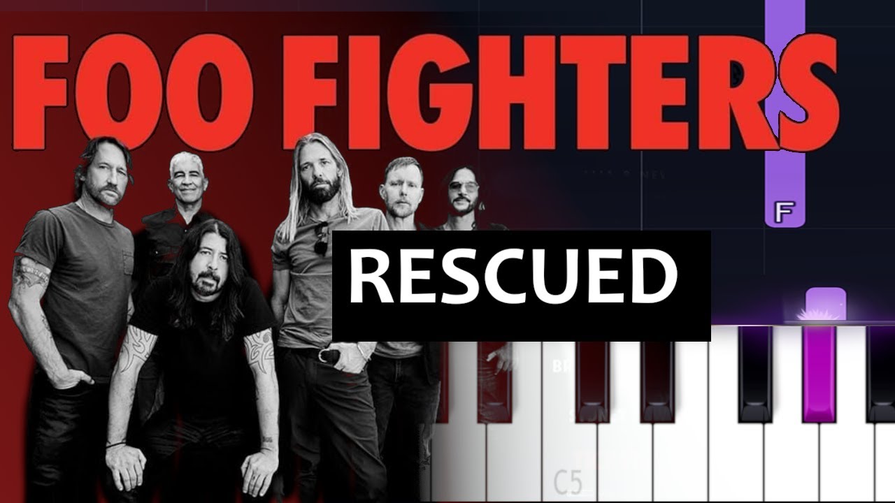 Foo Fighters Rescued (Piano Tutorial) YouTube
