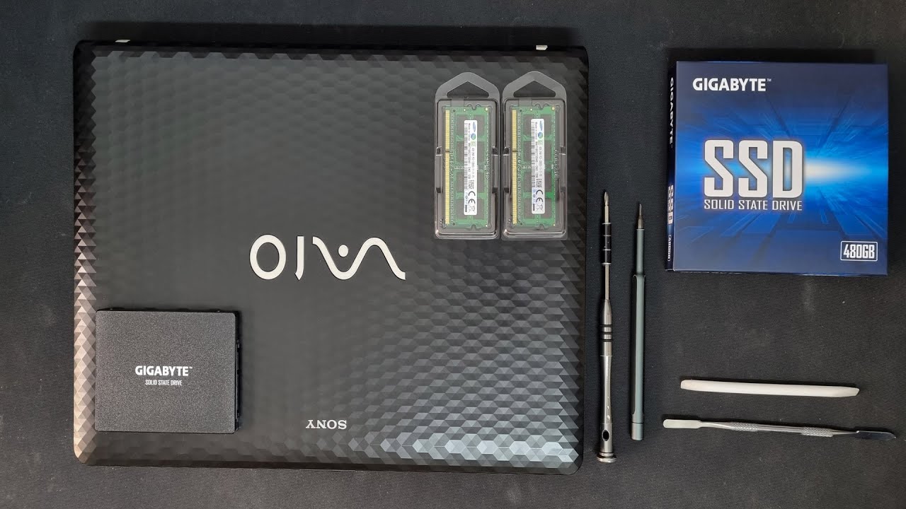 Sony Vaio VPCEH17FX - SSD + RAM Installation - YouTube