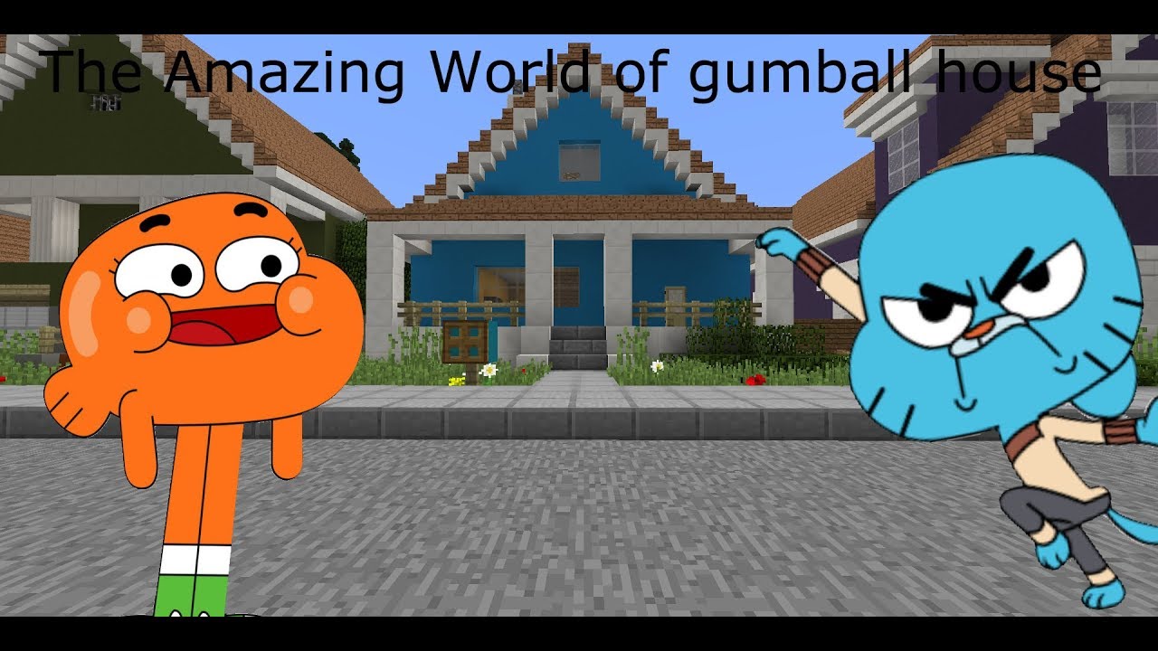 The Amazing World of Gumball house (schematic) Minecraft Map