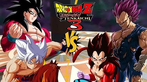 Goku (Ssj4 & MUI) vs Vegeta (Ssj4 & ultra ego) DBZ budokai tenkaichi 3 