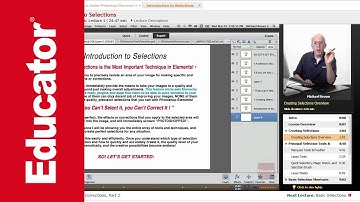 "Introduction to Selections" | Adobe Photoshop Elements 11 with Educator.com
