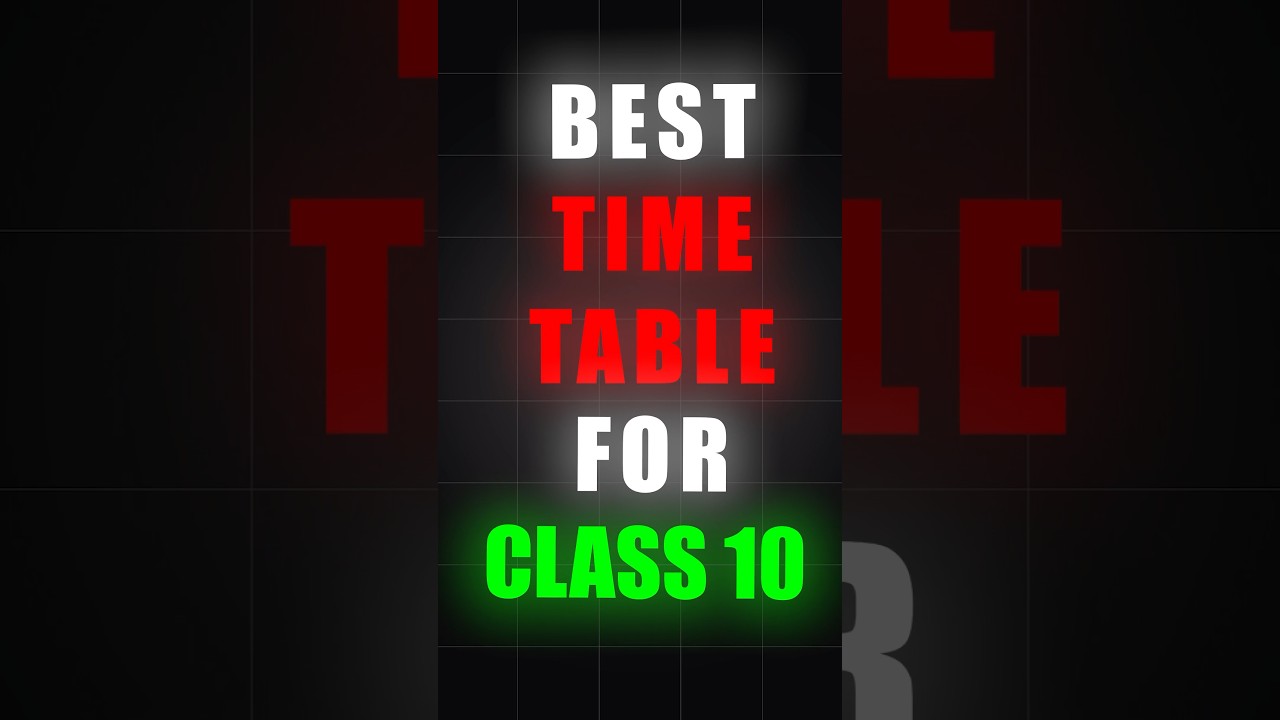 Most Practical Timetable✅ for Class 10 2024-25 #boards #icse #cbse #cbseclass10 #class10 #timetable