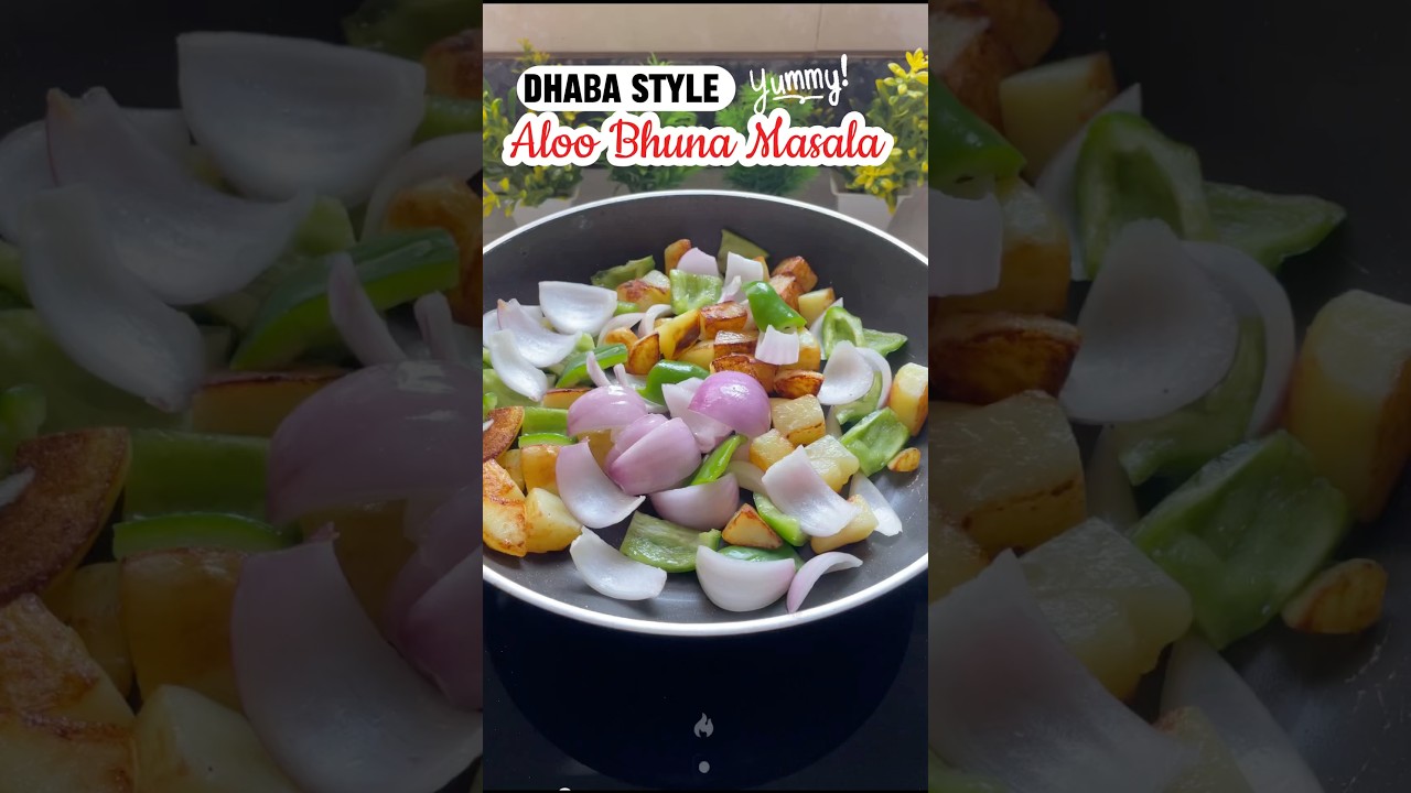 Aloo Bhuna Masala Recipe | 10 Min Quick Dinner Idea 😍🔥 