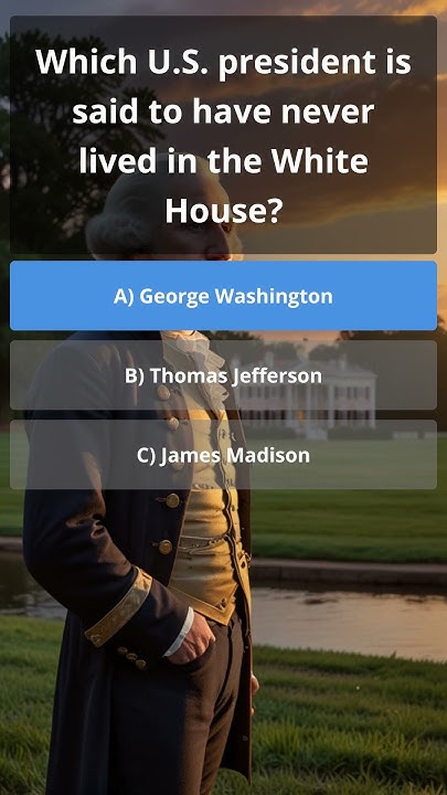 "The President Who Never Lived in the White House" - YouTube
