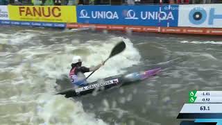 Antonie Galuskova CZE Semi-final / 2023 ICF Canoe-Kayak Slalom World Cup Prague Czech Republic