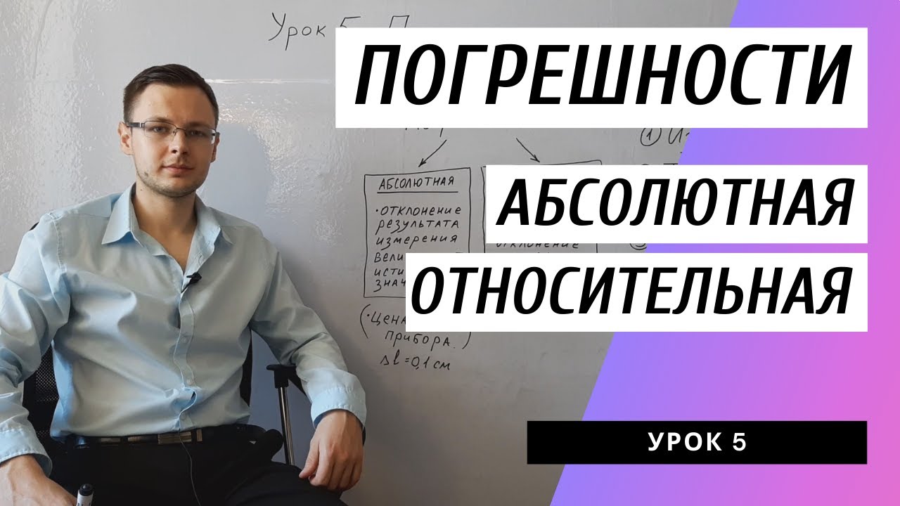 Урок 5. Погрешности и оценка точности измерений. Абсолютная и ...