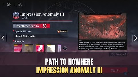 [Path to Nowhere] Impression Anomaly III (3) | Easy Guide for hunting Crimebands