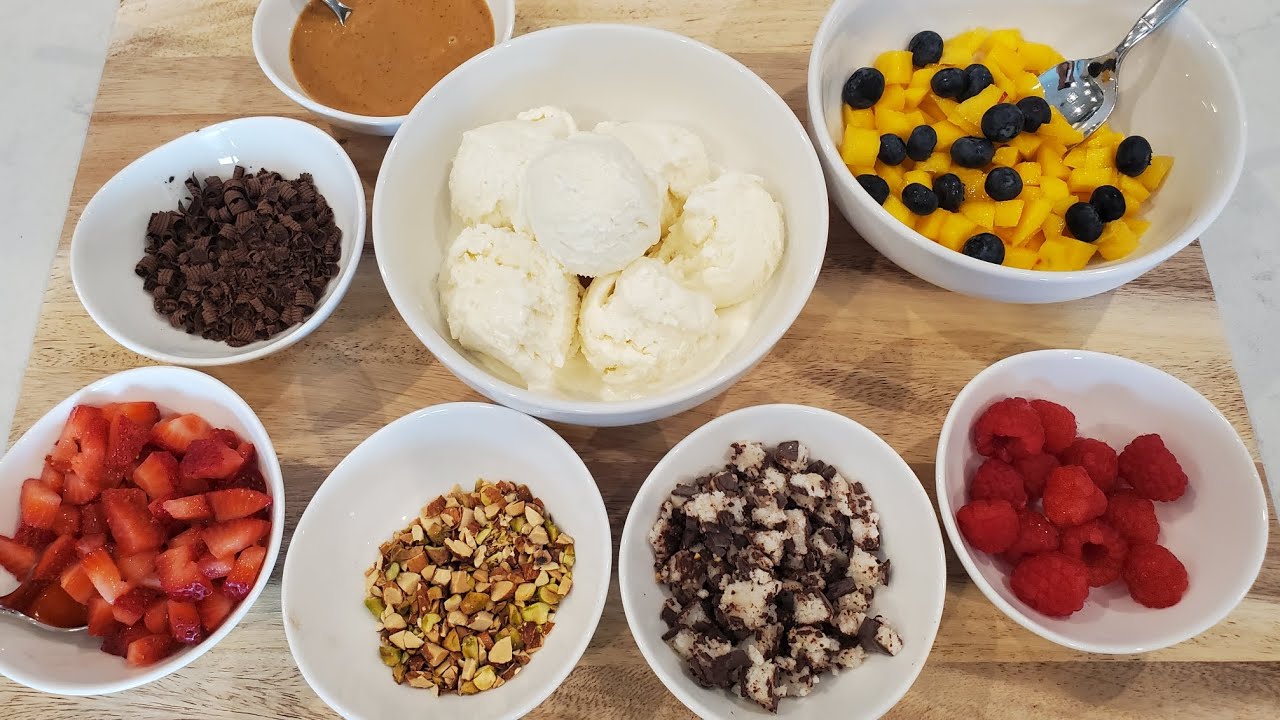 Ice Cream Charcuterie Board | Ice Cream Sundae Bar Ideas