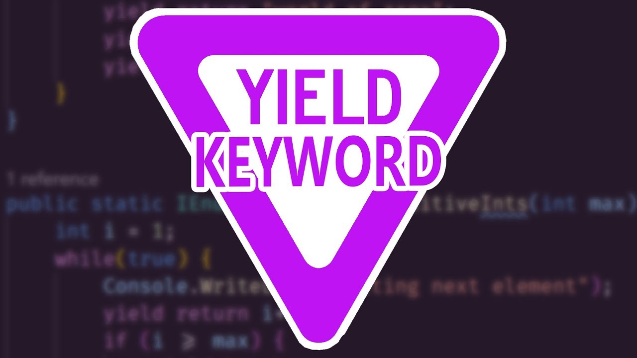 Using C#'s Yield Keyword Using C#'s Yield Keyword