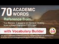 70 Academic Words Ref from 