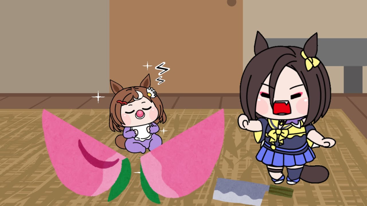 ツルちゃんはモモタロウ【ウマ娘たぬき】