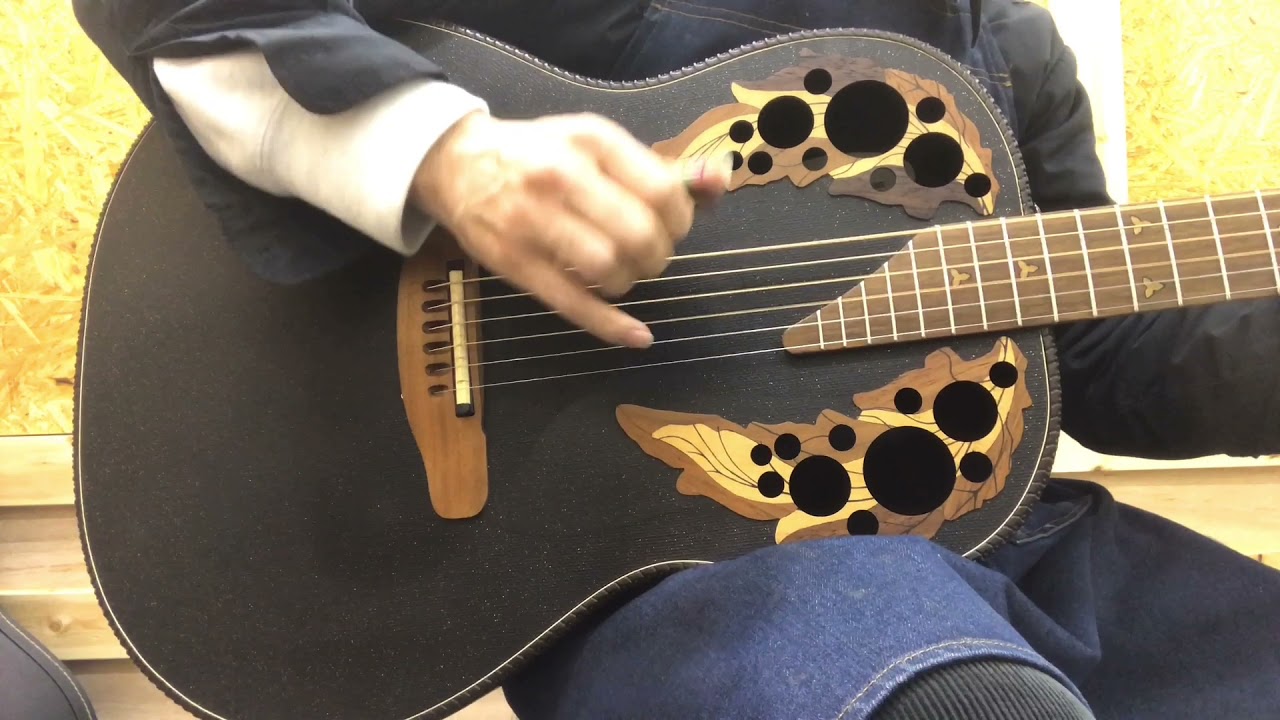 Ovation AdamasⅡ 1681-5 - YouTube