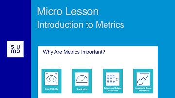 Micro Lesson: Introduction to Metrics