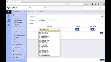 Virtual IP PBX Tutorial - Pickup Groups in Software PBX, training video