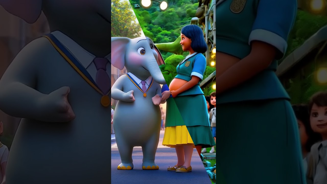 First Steps! Little Elephant Marches to School