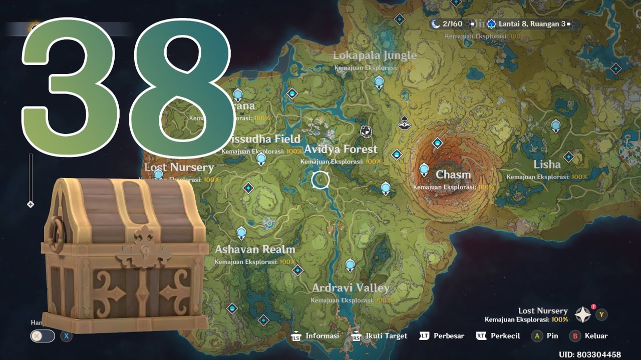 Lokasi 38 Precious Chest di Sumeru Genshin Impact 3.0 YouTube