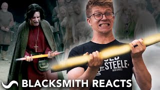 BLACKSMITH REACTS TO FORGING IN FILM AND TV!!!