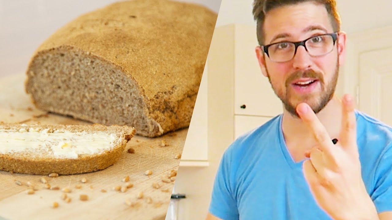 Selbstgemachtes Vollkornbrot, Landbrot Rezept – Lecker Lecker #64 - YouTube