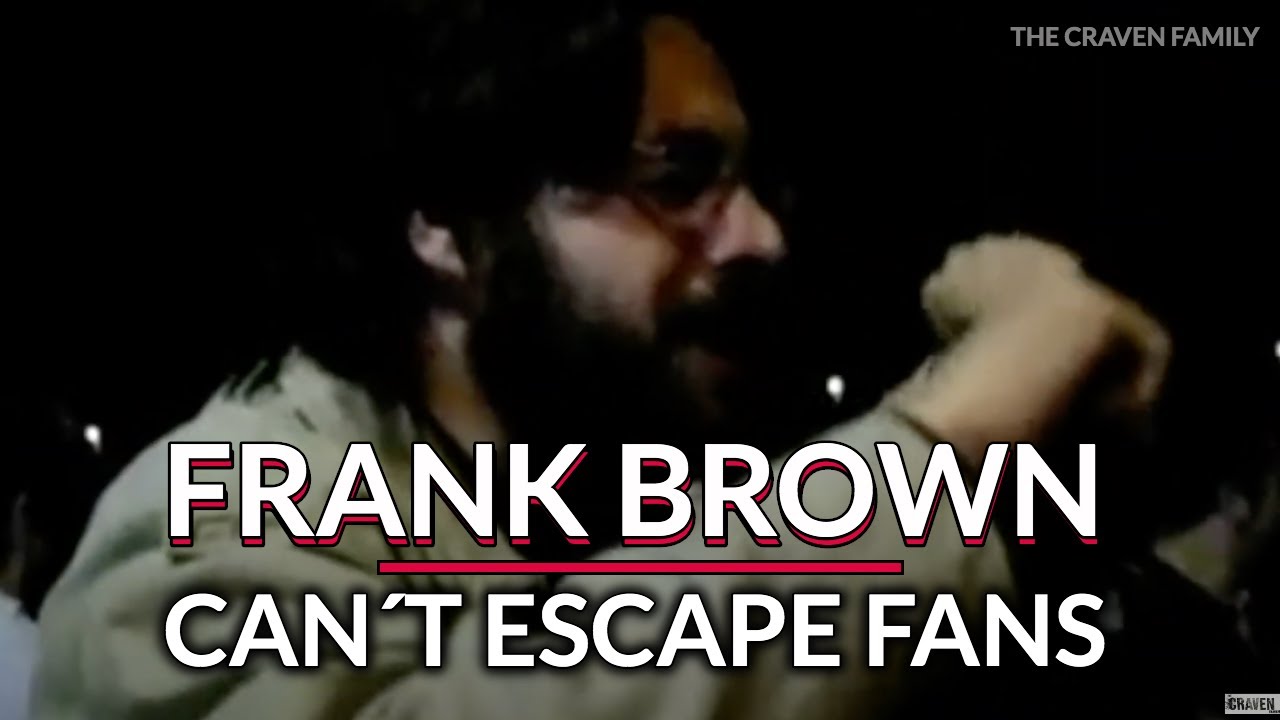 Frank Brown Can't Escape Fans - Rare Footage