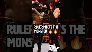 Oba Femi meets the Kane 🔥😱🫵 #wwe #wweuniverse #wwefan #ai #usa #nigeria #obafemi #kane #shorts