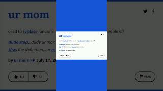 Daily Dose Of Urban Dictionary #Shorts #UrbanDictionary