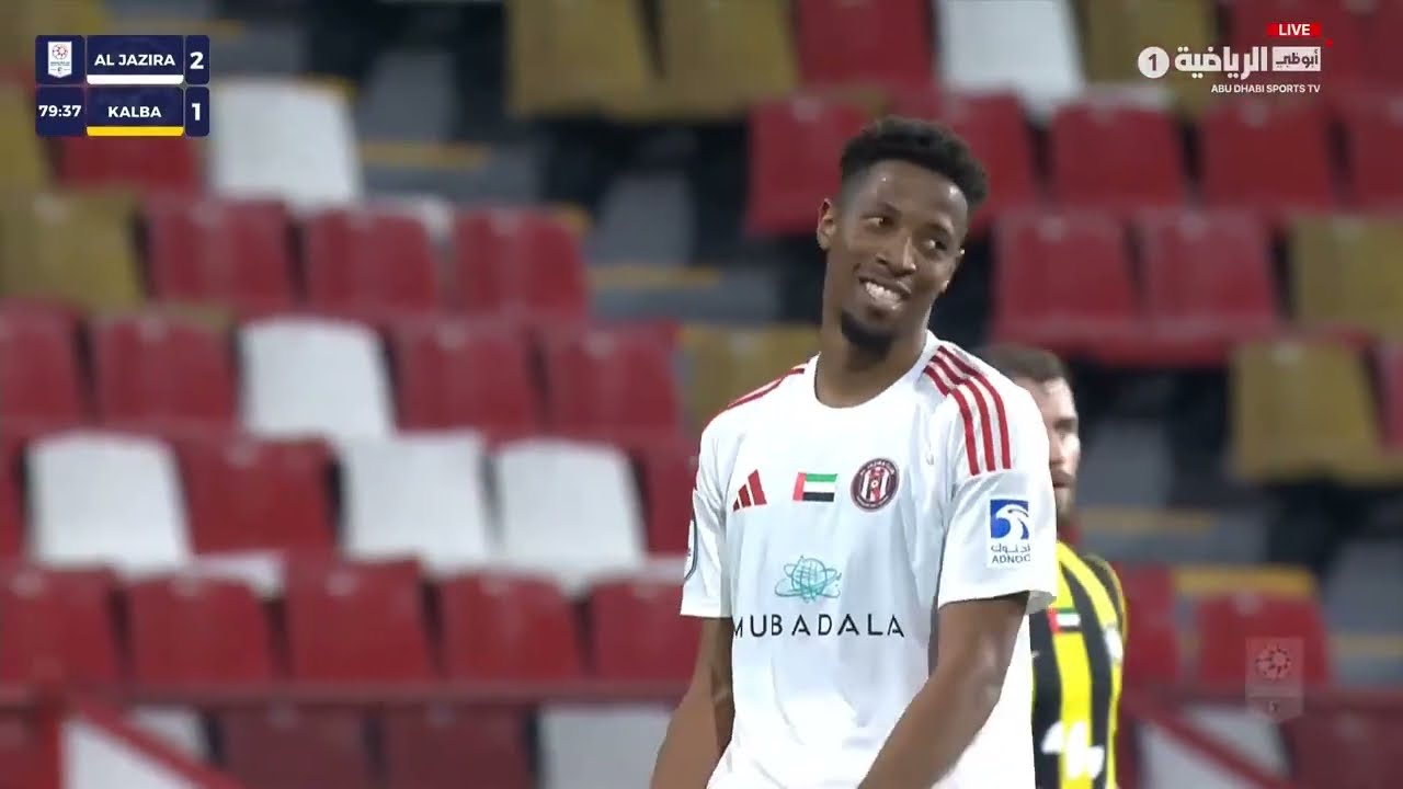 ملخص مباراة الجزيرة واتحاد كلباء الجولة 16 دوري أدنوك للمحترفين 25/26