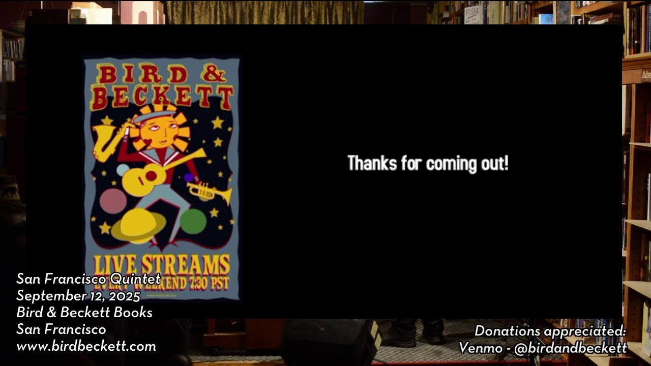 San Francisco Quintet - Live Jazz @ B&B