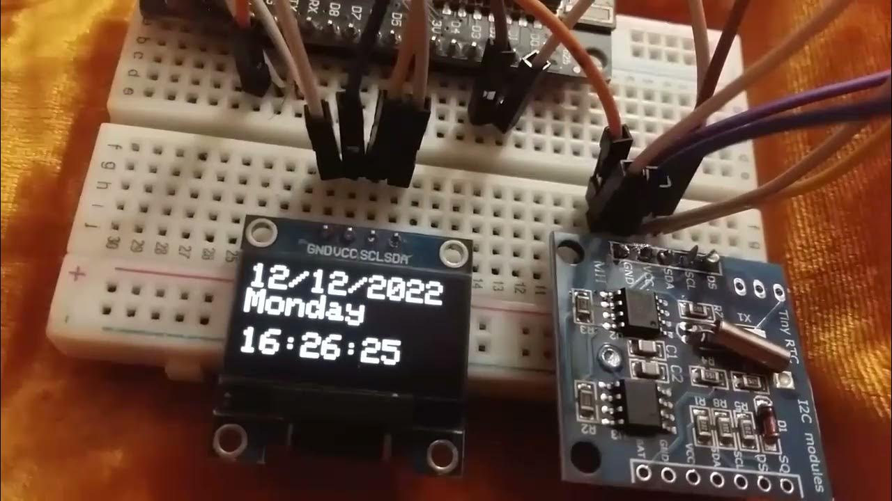 (Demo) ESP8266 NodeMCU Real Time Clock RTC using DS1307 Module and ...