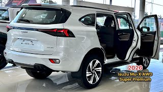New Arrival! 2026 ISUZU Mu-X AWD Premium - New Performance SUV Exterior and Interior 