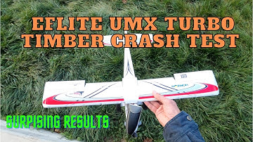 Eflite UMX Turbo Timber crash test - VERY DURABLE PLANE