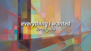 Billie Eilish - 'everything i wanted' MEANING AND ANALYSIS