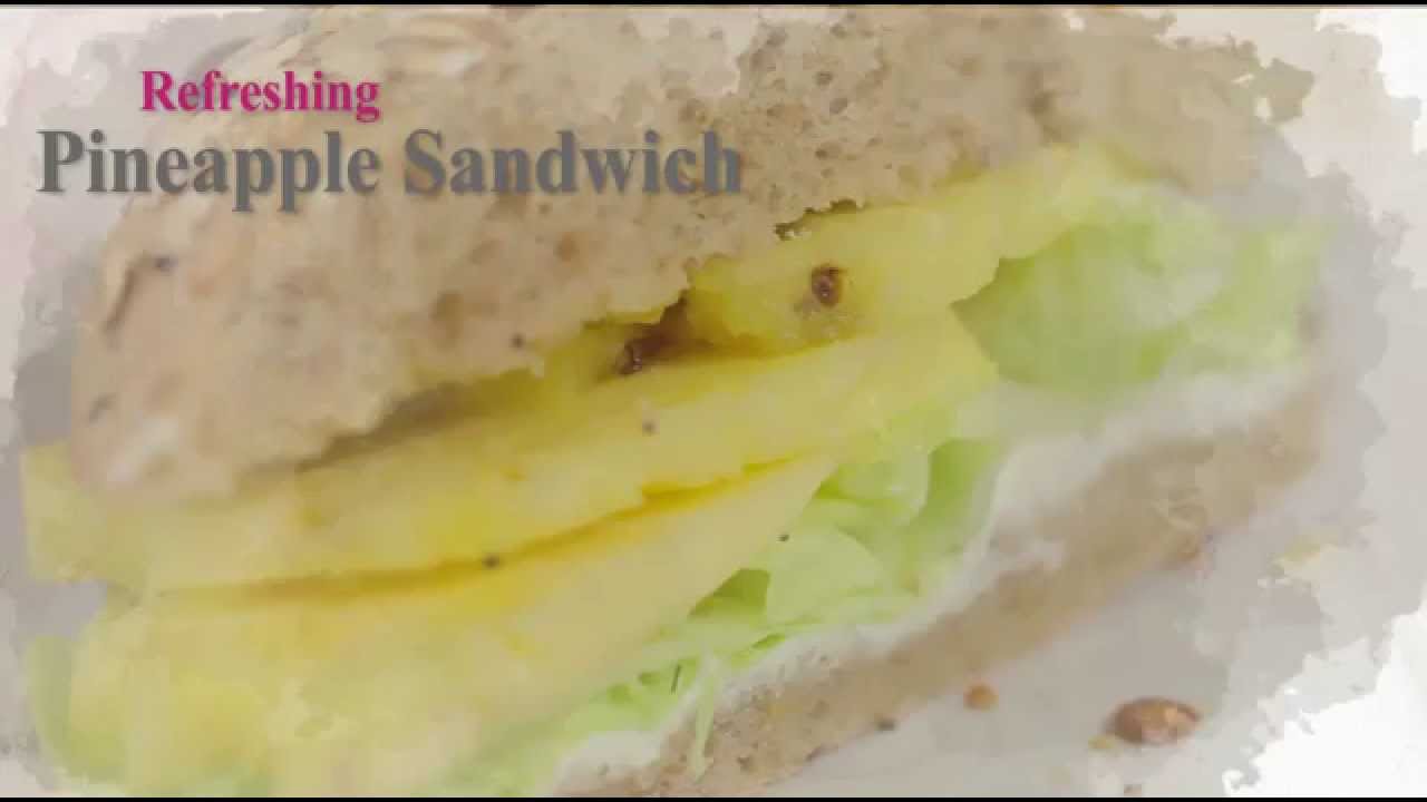 Easy Cooking - Pineapple Sandwich - YouTube