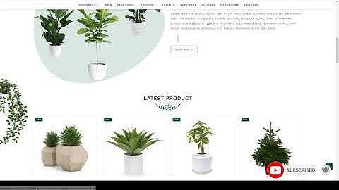 Plantish Plant Responsive OpenCart 3 Theme fashion store templates furniture Website Builder