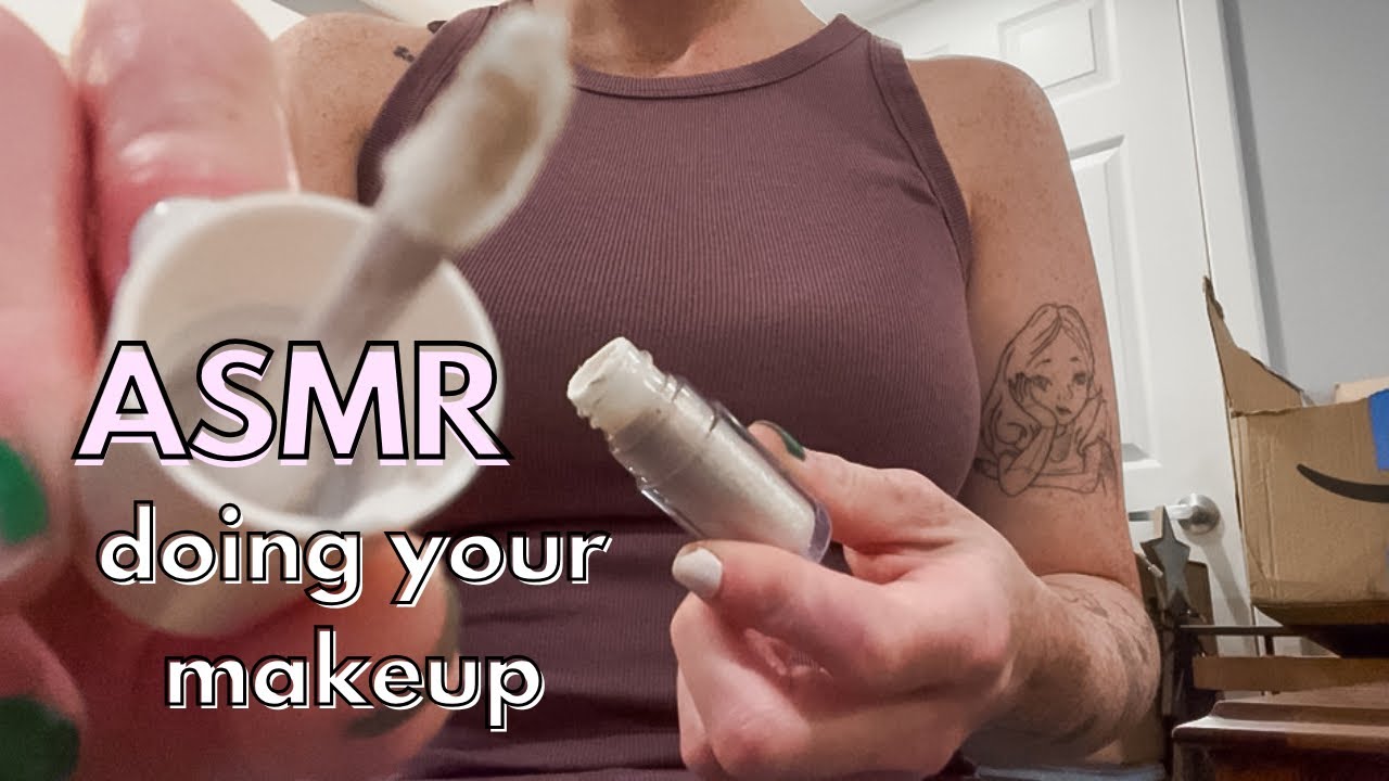 Doing your ASMR makeup in 5 minutes | no talking, mouth sounds, Lofi ...