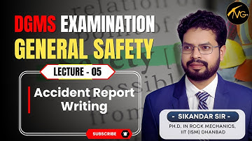 General Mine Safety | Accident Report Writing | DGMS Exam 2025 Preparation | by Sikandar Sir