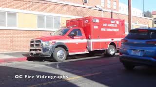 *Tones* LAFD Rescue 809 (reserve)responding