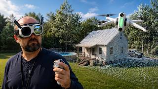 Gaussian splatting of our property with the Antigravity A1 360 drone. So cool!