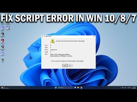 How To Fix an Error Has Occurred in the Script on This Page in Windows 10/8/7 - Easy Fix