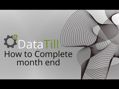 DataTill - How To Complete Month end Bill Run