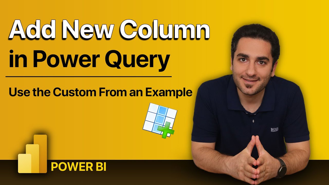 From Zero to Hero: new column from an example in (Power Query) - YouTube