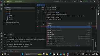 lesson 6 user inputs in java